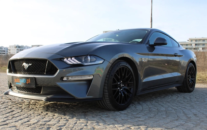 ford mustang mazowieckie Ford Mustang cena 215999 przebieg: 10500, rok produkcji 2022 z Oborniki Śląskie